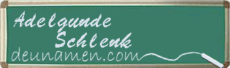 Adelgunde Schlenk Visitenkarte